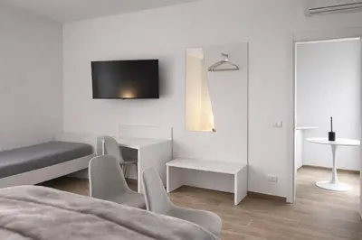 TV o dispositivi per l'intrattenimento presso Cìvitas Suite ApartHotel
