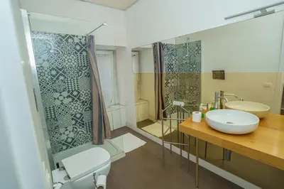 Bagno di Appartamento in centro con terrazzo per 11 persone