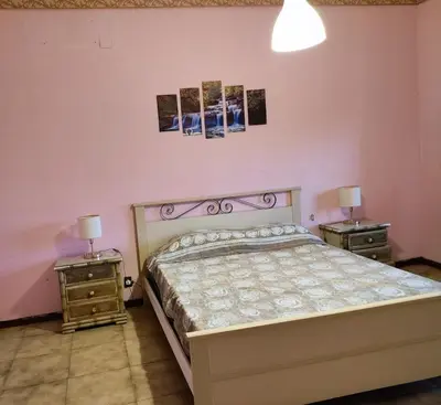 Letto o letti in una camera di Casa al mare