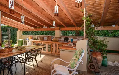 Cucina o angolo cottura di Awesome Home In Augusta