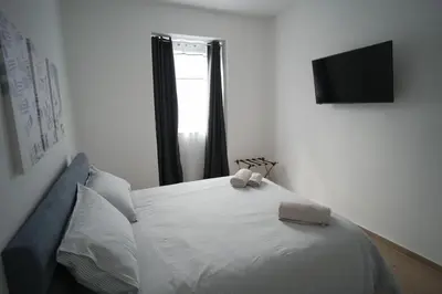 Letto o letti in una camera di Marci's house