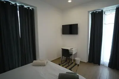 Letto o letti in una camera di Marci's house