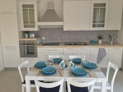 Cucina o angolo cottura di Avola Attico Vista Mare - Affittimoderni