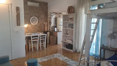 Cucina o angolo cottura di La casa sul mediterraneo