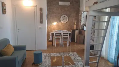 Area soggiorno di La casa sul mediterraneo