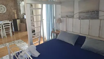 Area soggiorno di La casa sul mediterraneo