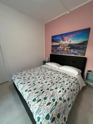 Letto o letti in una camera di Riflessi su Ibla