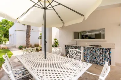 Patio o area all'aperto di Villa Plemmiria by the Sea by Wonderful Italy