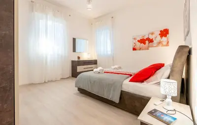 Letto o letti in una camera di Beautiful Home In Santa Maria Del Focall