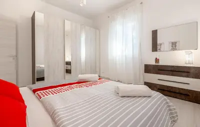 Letto o letti in una camera di Beautiful Home In Santa Maria Del Focall