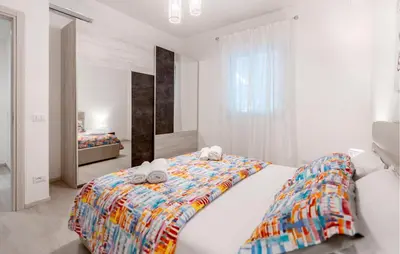 Letto o letti in una camera di Beautiful Home In Santa Maria Del Focall