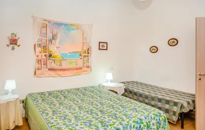 Letto o letti in una camera di Pet Friendly Home In Augusta
