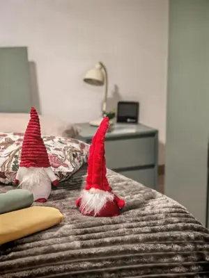 Letto o letti in una camera di Ortigia Domus