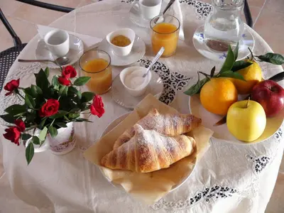 Cibo presso il bed & breakfast o nelle vicinanze