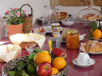 Cibo presso il bed & breakfast o nelle vicinanze