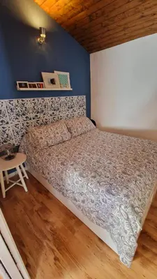 Letto o letti in una camera di Mansarda Luna