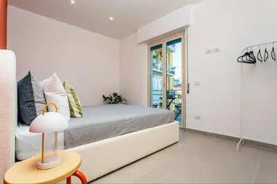 Letto o letti in una camera di Tabula TERRAMADRE