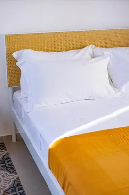 Letto o letti in una camera di Myth Apartments