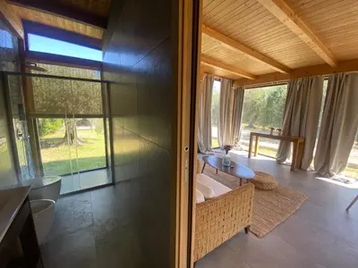 Balcone o terrazza di Glass Lodge Caponegro