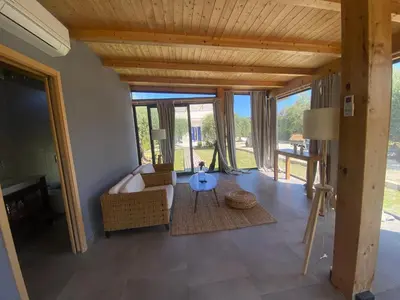 Balcone o terrazza di Glass Lodge Caponegro