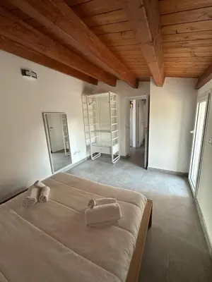 Letto o letti in una camera di Casa nel verde a fontane bianche