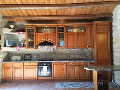 Cucina o angolo cottura di Casa il Carrubbo