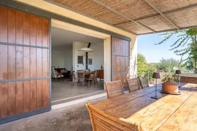 Area soggiorno di Villa Silvia with Swimming Pool by Wonderful Italy