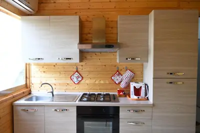 Cucina o angolo cottura di Casa Azzurra