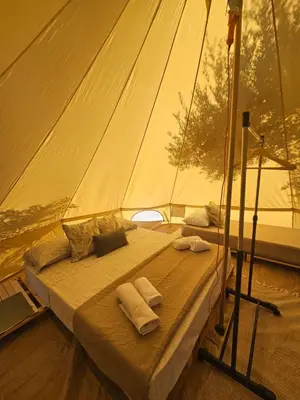 Letto o letti in una camera di Camping Fiori di Noto