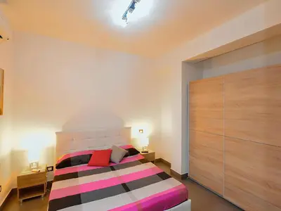 Letto o letti in una camera di Spacious villa in Siracusa with private garden