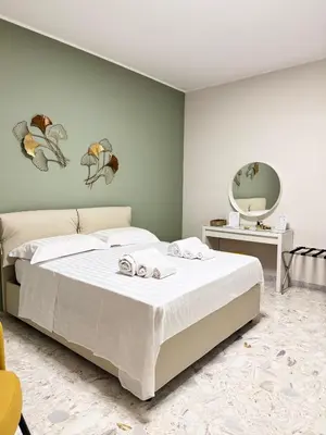 Letto o letti in una camera di D'Armisi Casa Mariella