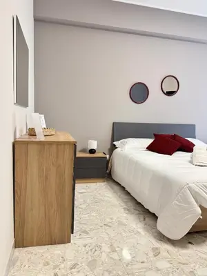 Letto o letti in una camera di D'Armisi Casa Mariella