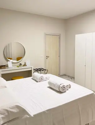 Letto o letti in una camera di D'Armisi Casa Mariella