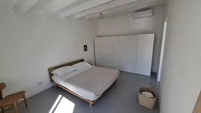 Letto o letti in una camera di Petite maison près de la mer