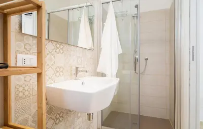 Bagno di Cozy Apartment In Marzamemi With Swimming Pool