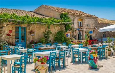 Ristorante o altro punto ristoro di Cozy Apartment In Marzamemi With House Sea View
