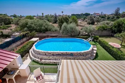 Planimetria di Villa Jole - SiciliaVacanza
