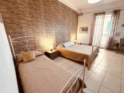 Letto o letti in una camera di Ortilì
