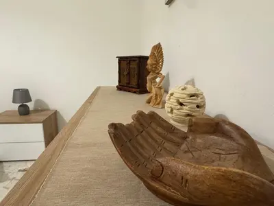 Letto o letti in una camera di Alisea Home