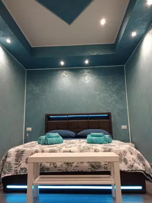 Letto o letti in una camera di Mr Peppe house