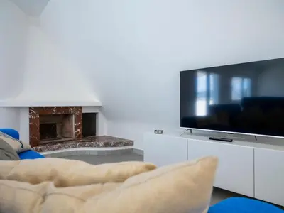 TV o dispositivi per l'intrattenimento presso Holiday Home für 10 Personen an der Küste Siziliens by Interhome