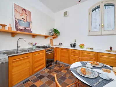 Cucina o angolo cottura di Apartment Cu Viva' Wohnung mit Wasserblick by Interhome