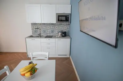 Cucina o angolo cottura di Dimora Alcantara a due passi dal castello ursino