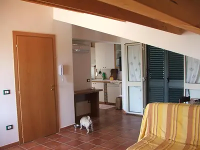 Cucina o angolo cottura di Mansarda Ulivo