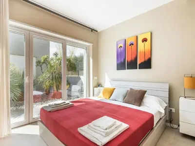 Letto o letti in una camera di Holiday Home 'Villa Paolo' mit Gemeinschaftspool by Interhome