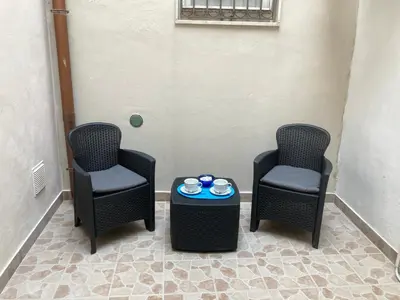 Area soggiorno di The Ronco Apartment