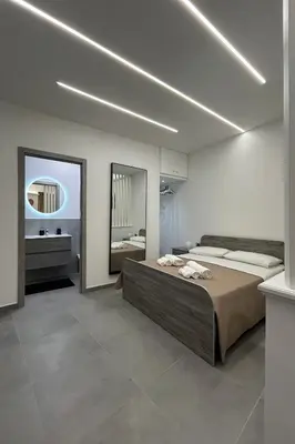 Letto o letti in una camera di Cinere Ursino