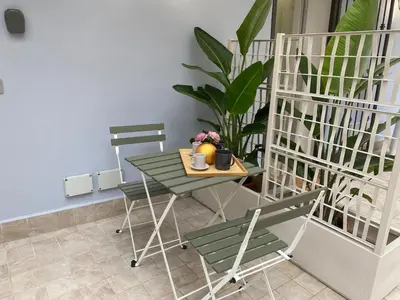 Planimetria di Suite with bathroom and private terrace in the center