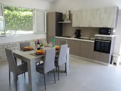 Cucina o angolo cottura di Villa Siciliu