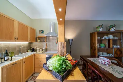 Cucina o angolo cottura di Residenza Mistral Ortigia a 2 passi dal mare